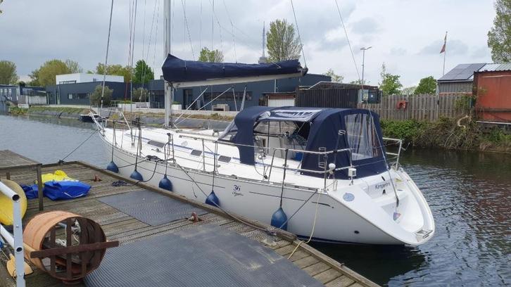 Zeiljacht Dufour 36 Classic te koop, Watersport en Boten, Kajuitzeilboten en Zeiljachten, Gebruikt, Tourjacht of Cruiser, Polyester