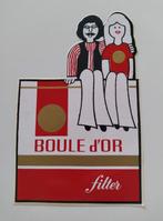 Vintage Sticker - Boule D'or Filter - Mooie staat, Ophalen of Verzenden, Merk, Zo goed als nieuw