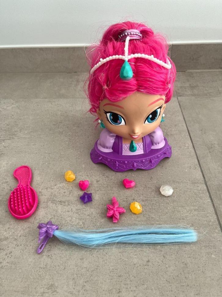 Shimmer and Shine kappershoofd (met doos), Kinderen en Baby's, Speelgoed | Poppen, Nieuw, Overige typen, Ophalen of Verzenden