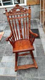 Teak schommelstoel, Tuin en Terras, Ophalen, Zo goed als nieuw, Teakhout