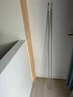 Gordijn Roede Bar Staal 12mm x 1,5m (2stuks), Ophalen, Nieuw, 100 tot 150 cm