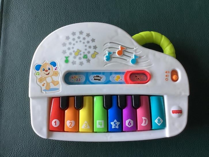 Fisher price piano met geluidjes en muziekjes, Kinderen en Baby's, Speelgoed | Fisher-Price, Zo goed als nieuw, Overige typen