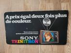 ZELDZAME PLV RECLAMEDOOS TV SONY TRINITRON 1968, Ophalen of Verzenden, Zo goed als nieuw, Verpakking