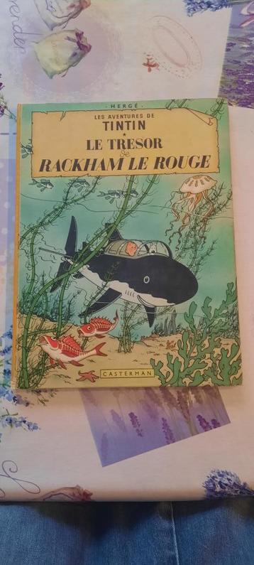 oude tintin/ Kuifje 1963 : Le tresor Rackham le roug e-12B34 beschikbaar voor biedingen