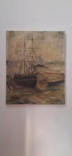 Gréement / peinture à l'huile sur toile, Ophalen of Verzenden