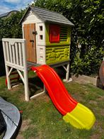 Smoby speelhuis met glijbaan, Kinderen en Baby's, Speelgoed | Buiten | Speelhuisjes, Ophalen, Kunststof