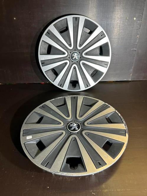 2 originele Peugeot partner 207,208,307,308 15" wieldop, Auto diversen, Wieldoppen, Zo goed als nieuw, Ophalen of Verzenden