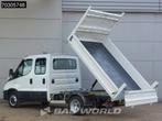 Iveco Daily 35C14 Kipper Dubbel Cabine Dubbellucht 3,5t Trek, 100 kW, Stof, Gebruikt, Euro 6