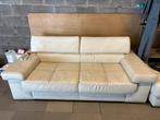 2-3 zit leder, Ophalen, 250 tot 300 cm, Gebruikt, 125 tot 150 cm