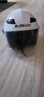 LS2 OF569 Track Solid motorhelm – wit – dames – maat XS, XS, Jethelm, Dames, Tweedehands