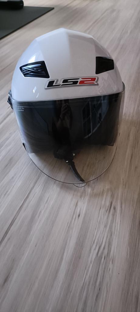 LS2 OF569 Track Solid motorhelm – wit – dames – maat XS, Motoren, Kleding | Motorhelmen, Dames, Jethelm, XS, Overige merken, Tweedehands