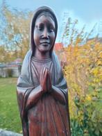 Vierge Marie, Saint , statuette en bois, Antiquités & Art, Envoi