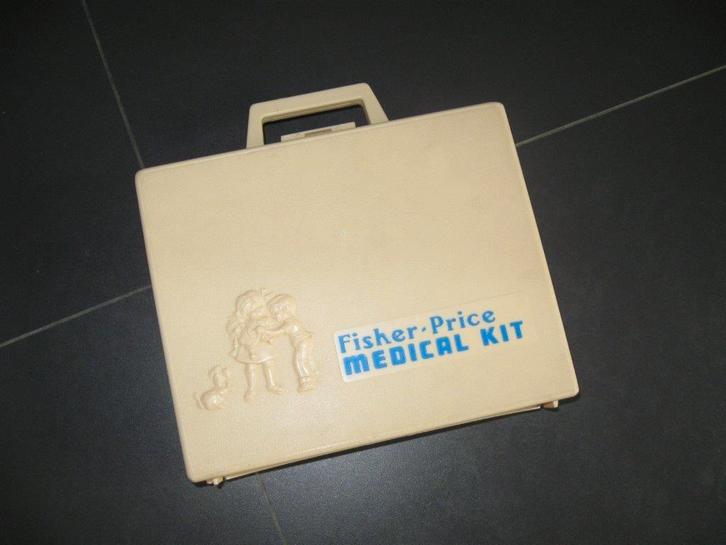 dokterskoffer fisher-price vintage, Kinderen en Baby's, Speelgoed | Fisher-Price, Gebruikt, Speelset, Ophalen of Verzenden