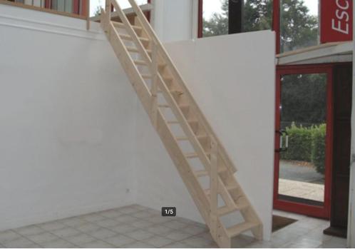 zoldertrap-werftrap, molenaarstrap, keldertrap in grenenhout, Doe-het-zelf en Bouw, Ladders en Trappen, Trap, Ophalen