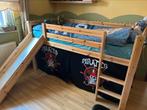 Lit mezzanine en bois massif avec toboggan, Kinderen en Baby's, Kinderkamer | Stapelbedden en Hoogslapers, Ophalen, Zo goed als nieuw