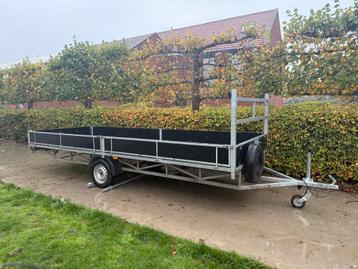 Aanhanger 5 meter bak 750 kg beschikbaar voor biedingen
