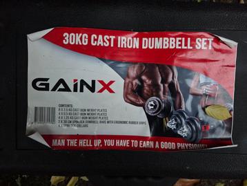 GainX 30kg gewichten beschikbaar voor biedingen