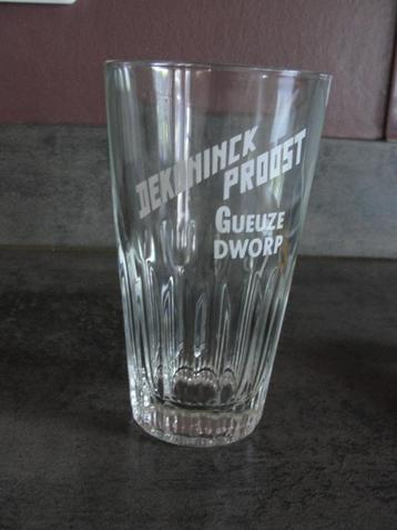 Gueuze glas Dekoninck Proost Dworp beschikbaar voor biedingen