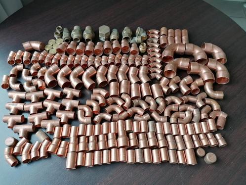 Assortiment koper soldeerfittings 188 stuks, Doe-het-zelf en Bouw, Sanitair, Zo goed als nieuw, Overige typen, Koper, Ophalen of Verzenden