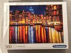 Clementoni - Amsterdam - 500 stukjes, Ophalen of Verzenden, 500 t/m 1500 stukjes, Nieuw, Legpuzzel
