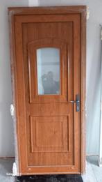 Porte,porte fenêtre et 2 chassis pvc int blanc ext bois, Bricolage & Construction, Châssis & Portes coulissantes, Enlèvement
