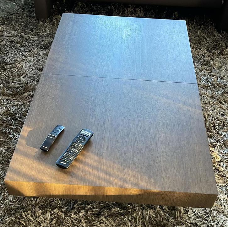 Eiken salontafel Leolux, Huis en Inrichting, Tafels | Salontafels, Ophalen