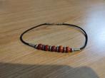 Choker ketting, Handtassen en Accessoires, Kettingen, Ophalen of Verzenden, Zo goed als nieuw, Bruin, Overige materialen
