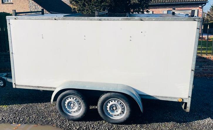aanhangwagen van 750 kg, 3 meter, bagagerek, 2 assen, Auto's, Bestelwagens en Lichte vracht, Particulier, Ophalen