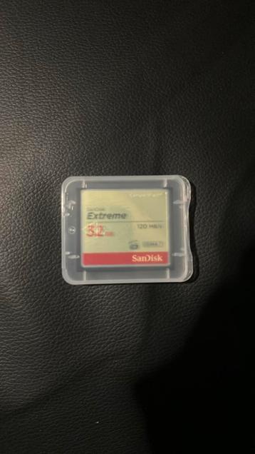 Compat flash card MOET WEG, Neuf, 32 GB, SanDisk, Appareil photo