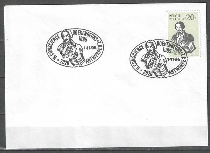 Belgie 1995 - Speciale afstempeling - Boekenbeurs 1995 (ST), Postzegels en Munten, Postzegels | Europa | België, Gestempeld, Verzenden