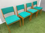 4 stuks scandinavische eetkamer stoelen, Huis en Inrichting, Stoelen, Vier, Gebruikt, Vintage, Hout