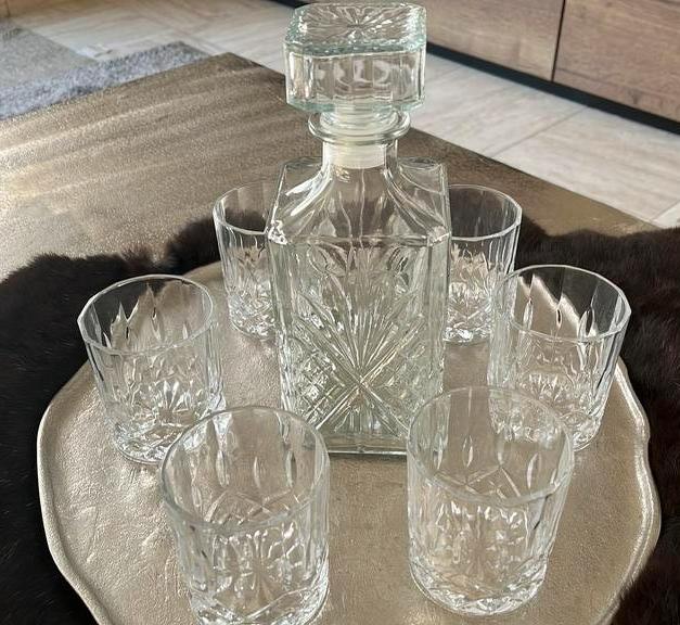 Set à whisky, Enlèvement, Comme neuf, Verre