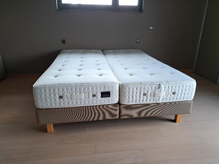 sommier à ressorts NOX+matelas Magnitude Villandry 180x220, Maison & Meubles, Chambre à coucher | Lits boxsprings, Utilisé, 180 cm