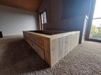 Twee identieke steigerhouten bedden, Huis en Inrichting, Slaapkamer | Bedden, Ophalen, 90 cm, Eenpersoons, Steigerhout