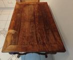Table en chêne massif avec rallonges., Maison & Meubles, Tables | Tables de salon, Enlèvement, Chêne
