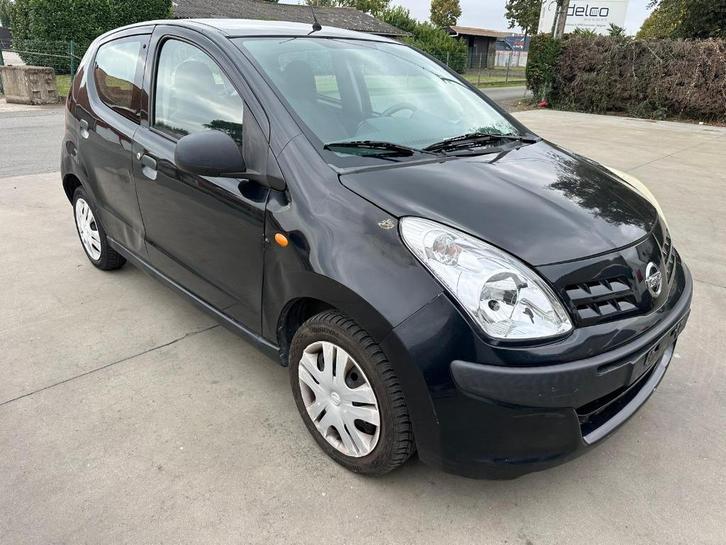 Nissan Pixo benzine, Auto's, Nissan, Bedrijf, Te koop, Pixo, Benzine, Euro 5, Stadsauto, 5 deurs, Handgeschakeld, Zwart, Zwart