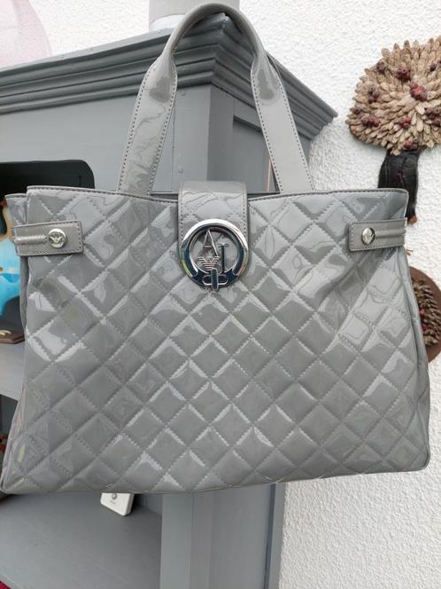 SAC A MAIN ARMANI JEANS, Handtassen en Accessoires, Tassen | Damestassen, Gebruikt, Handtas, Grijs, Ophalen of Verzenden