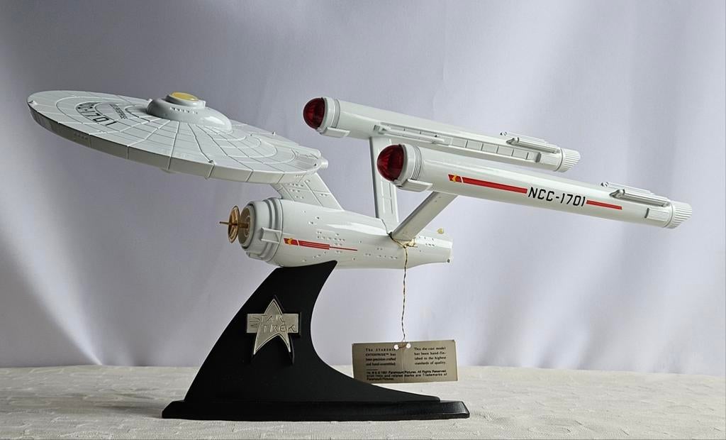 Star Trek Starship Enterprise NCC-1701 Franklin Mint, Hobby en Vrije tijd, Modelbouw | Vliegtuigen en Helikopters, Ophalen of Verzenden
