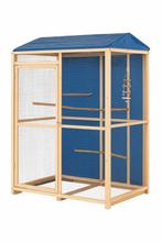 Volière (construction a la demande pereuche perroquet canari, Ophalen of Verzenden, Zo goed als nieuw, Volière