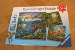Puzzel dino's, Ophalen, 10 tot 50 stukjes, Zo goed als nieuw, 4 tot 6 jaar