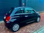 Fiat 500 €6b 1.2 benzine distri ok onderhoud ok garantie, Auto's, Zwart, Zwart, Bedrijf, Airconditioning