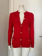 Céline M Triomphe gedraaid rood wollen vest, Ophalen of Verzenden, Rood