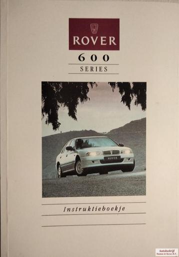 Handboek Rover 600 serie Instructieboekje RCL0005DUT