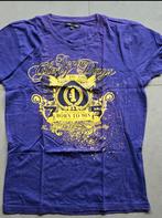 Paars print T shirt Jack and Jones maat M, Kleding | Heren, Ophalen of Verzenden, Zo goed als nieuw, Maat 48/50 (M), Paars