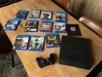 PS4 Slim - 1 TB - Controller - 12 Topgames, Games en Spelcomputers, Ophalen, 1 TB, Met 1 controller, Slim