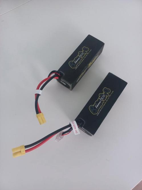 2x GensAce 8000mah 4s RC, Hobby en Vrije tijd, Modelbouw | Radiografisch | Auto's, Zo goed als nieuw, Auto offroad, Elektro, Schaal 1:8