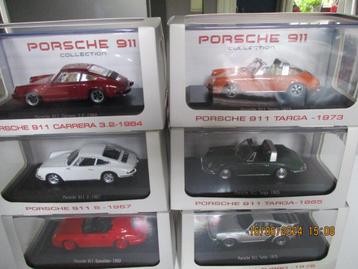 PORSCHE-modelauto's (Atlas) 1:43 (75€)