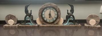 Art deco schouwgarnituur beschikbaar voor biedingen