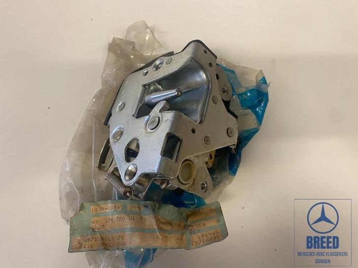 NOS slotmechaniek linksvoor voor Mercedes-Benz W126, Auto-onderdelen, Carrosserie, Mercedes-Benz, Nieuw, Ophalen of Verzenden