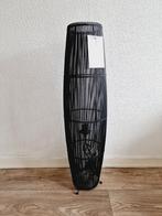 Casa - Movis - Lampadaire en rotin - Noir - Neuf étiquette, Métal, Enlèvement ou Envoi, Moins de 100 cm, Neuf